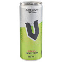 V V Energy Drink No Sugar 250Ml