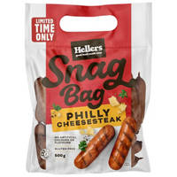 As Sure As Hellers Philly Cheese Steak Sausages 500G