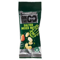 Forresters On The Go Salted Mixed Nuts 45G
