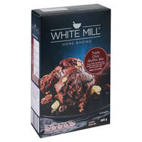 White Mill Triple Choc Muffin Mix 500G