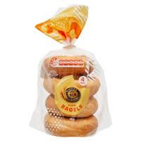 Bakers Life Bagels Plain 4 Pack 360G
