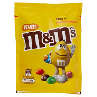 M&M'S Peanut Milk Chocolate Snack & Share Bag 180G