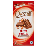 Choceur Salted Pretzel Chocolate Block 200G