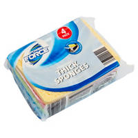 Power Force Thick Sponges 4 Pack
