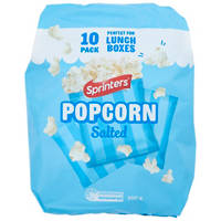 Sprinters Salted Popcorn Multipack 10 Pack 200G