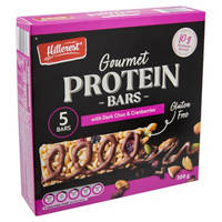Hillcrest Gourmet Protein Bars Dark Choc & Cranberry 5 Pack 200G