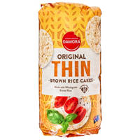 Damora Original Thin Brown Rice Cakes 150G