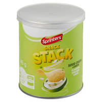 Sprinters Snack Stack Chips Sour Cream & Onion Flavour 45G