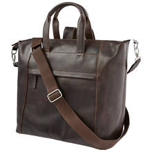 Convertible Leather Backpack