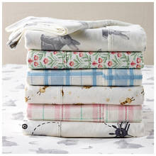 Organic Cotton Flannelette Fitted Sheet Set - King Single Size