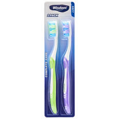 Complete Care Toothbrush 2 Pack, Soft Bristle
