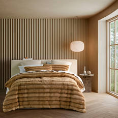 Faux Fur Quilt Cover Set King Bed