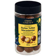 Gourmet Butter Toffee Macadamia Chocolate Nuts 200g