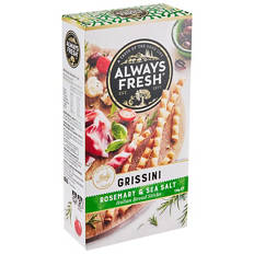 Rosemary and Sea Salt Grissini 125g