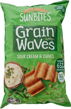 Grain Waves Sour Cream & Chives 170g