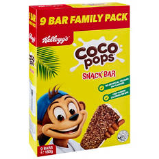 Coco Pops Bars 9 Pack 180g