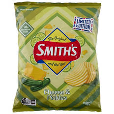 Cheese & Pickles Crinkle Cut Chips 150g