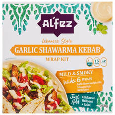 Garlic Shawarma Kebab Wrap Kit 268g