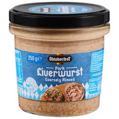 Coarsed Minced Pork Liverwurst 250g