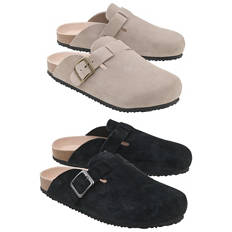 Suede Mules