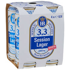 Session Lager 4 Pack 500ml