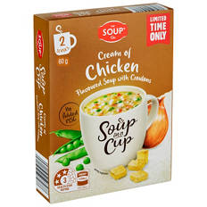 Soup in a  Cup Cream of Chicken Flavoured with Croutons 60g
