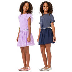 Children's Top & Skirt Set