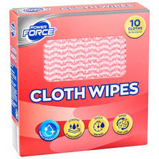 Assorted Cloth Wipes 10 Pack