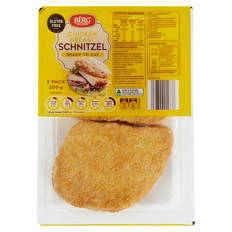 Cooked Chicken Breast Schnitzels 2 Pack 200g