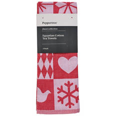 Assorted Egyptian Tea Towel 3 Pack
