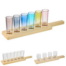 Paddle Boards with Assorted Glasses