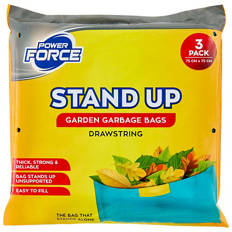 Garden Garbage Bags 3 Pack