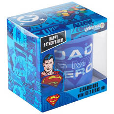 Superman Dad Mug with Jely Beans 100g