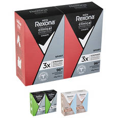 Men's and Women's Antiperspirant Deodorant 96 Hour 48g x 2 Pack