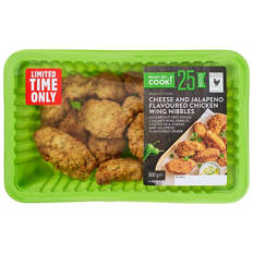 Cheese and Jalapeno Chicken Wing Nibbles 600g