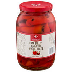 Chargrilled Capsicum Whole Fillets 2kg