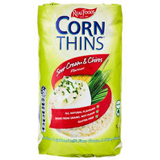 Sour Cream & Chives Corn Thins 125g