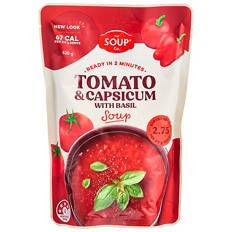Tomato & Capsicum with Basil Soup 430g