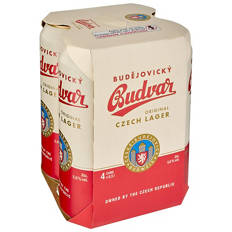 Budvar Cans 4 Pack 500ml