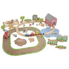 Wooden Train Set