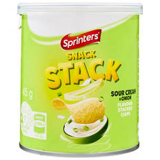 Snack Stack Chips Sour Cream & Onion Flavour 45g