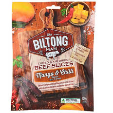 Biltong Slices Mango & Chili 100g