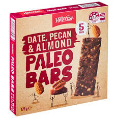 Date, Pecan & Almond Paleo Bars 5 Pack 175g