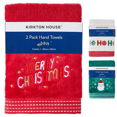 Christmas Hand Towels 2 Pack