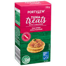 Thai Sweet Chilli Flavour Tuna Treats with Crackers 112g