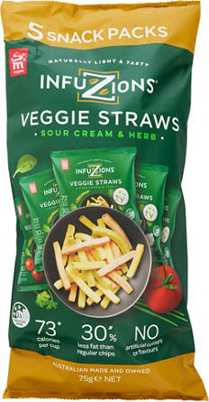 Veggie Straws 5 Pack 75g
