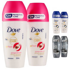Advanced Care 72 Hr Roll-On Deodorant for Men or Women 2 x 50ml