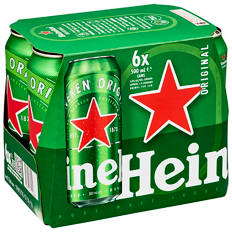 Beer Can 500ml 6 Pack