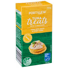 Mayo And Sweetcorn Tuna Treats With Crackers 112g