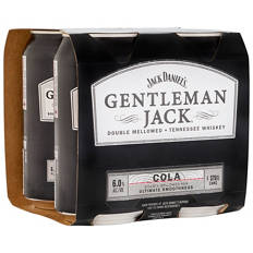 Gentleman Jack & Cola 4 Pack 375ml